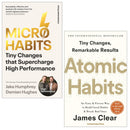 Atomic Habits by James Clear and Micro-Habits by Jake Humphrey, Damian Hughes 2 Books Collection Set