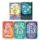 Michelle Harrison Collection 5 Books Set (One Wish, The Thirteen Treasures, The Thirteen Curses, The Thirteen Secrets and A Pinch of Magic)