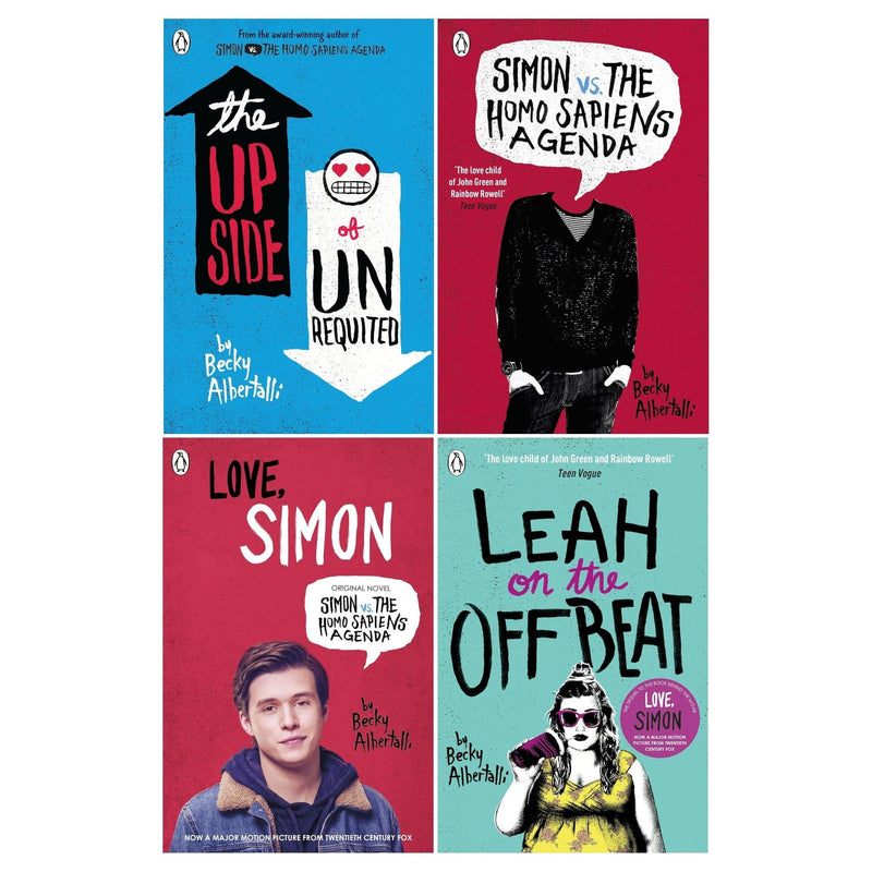 ["9780678464090", "Becky Albertalli", "Becky Albertalli books", "Becky Albertalli collection", "Becky Albertalli love simon", "Becky Albertalli series", "Becky Albertalli set", "Children Books (14-16)", "Fiction for Young Adults", "gay", "Leah on the Offbeat", "lgbt", "lgbt fiction", "lgbt romance", "Love Simon", "love simon series", "Romance", "romance books", "romance fiction", "Simon vs. the Homo Sapiens Agenda", "teen fiction", "teen romance", "The Upside of Unrequited", "world of love simon", "young adult", "young adult books", "young adult fiction", "young adults", "young adults books", "young adults fiction"]
