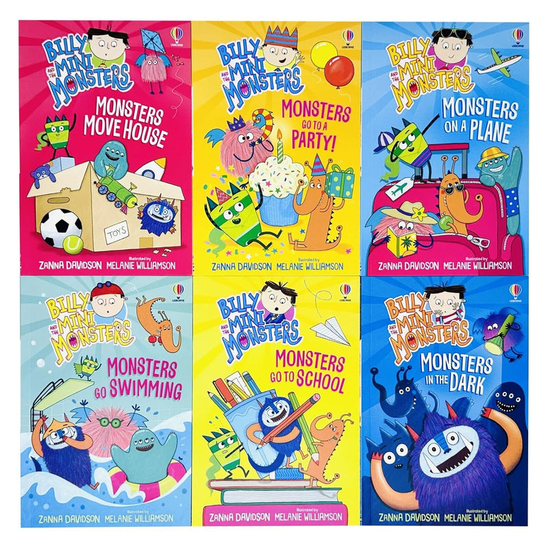 billy and the mini monsters monsters in the dark Billy Can and the Mini Monsters 6 Books Set by Zanna Davidson