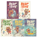 Bear and Bird Series 5 Book Collection Set by Jarvis (The Picnic, The Stars, The Adventure, The Stick, The Cave)