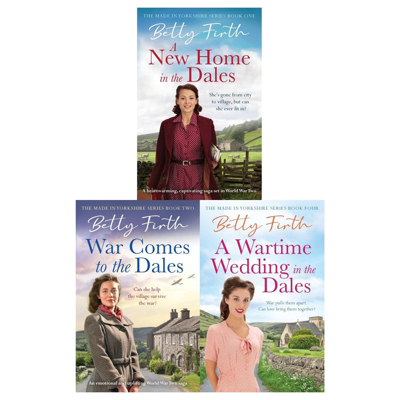 ["A New Home in the Dales", "A Wartime Wedding in the Dales", "adult fiction", "Adult Fiction (Top Authors)", "adult fiction book collection", "adult fiction books", "adult fiction collection", "family sagas", "Historical", "Historical Books", "historical fiction", "historical fiction books", "historical romance", "Made in Yorkshire", "Made in Yorkshire books", "Made in Yorkshire series", "Made in Yorkshire set", "Romance", "romance books", "romance fiction", "romance sagas", "Sagas", "second world war", "War Comes to the Dales", "World War 2", "World War II", "world war two", "yorkshire"]