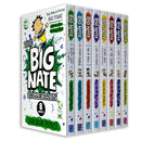 Big Nate Series 8 Books Collection Box Set by Lincoln Peirce – Strikes Again, On a Roll & Funny School Adventure Collection for Kids