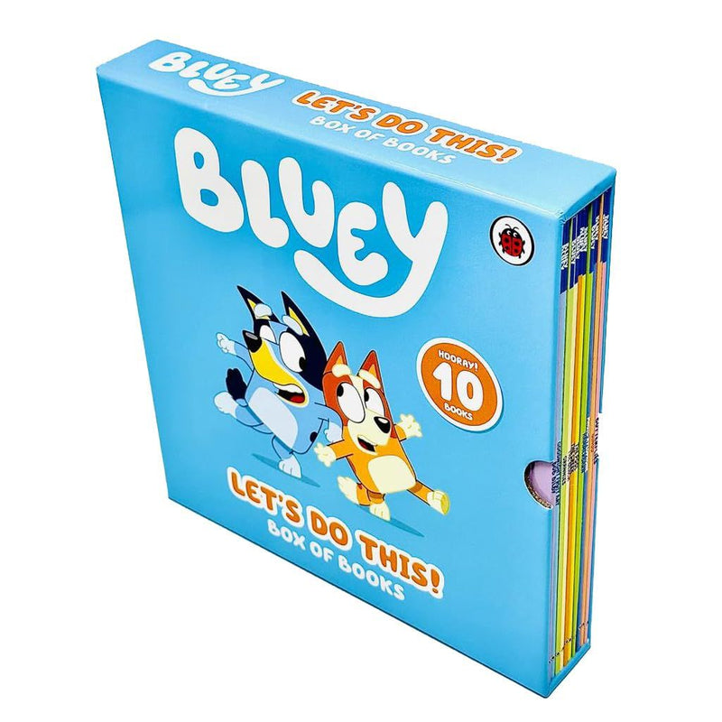 Bluey lets Do This! 10 Picture Books Story Collection Box Set (The Bea
