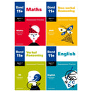Bond 11+ Maths English Verbal Reasoning Non-verbal Reasoning Assessment Papers 4 Books Set - Age 6-7