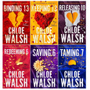 Boys of Tommen Series 6 Books Collection Set By Chloe Walsh (Binding 13, Keeping 13, Saving 6, Redeeming 6, Taming 7 & Releasing 10)