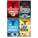Brian Klein Series 4 Books Collection Set (The Counterfeit Candidate, The Führer's Prophecy, The Last Reich, [HB] The Spider Covenant)