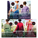 Bridgerton Series 5 Books Collection Set (Books 5-9) by Julia Quinn (To Sir Phillip With Love, When He Was Wicked, It's In His Kiss, On The Way To The Wedding & Happily Ever After)