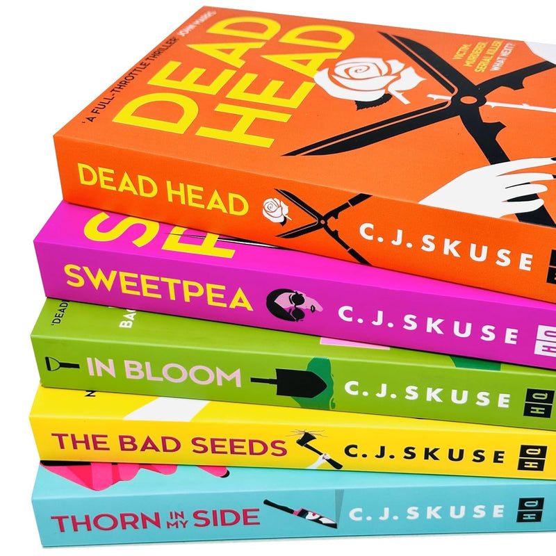 ["C. J. Skuse", "Crime & mystery", "crime fiction", "crime thriller", "crime thriller books", "Dead Head", "In Bloom", "suspense", "suspense books", "Sweetpea", "Thorn in my Side &amp; The Bad Seeds", "Thriller & Mystery Adventures", "Thriller / suspense", "thrillers books"]