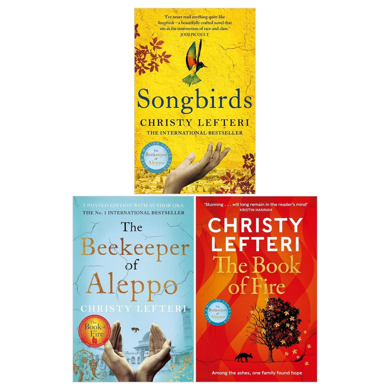 ["9780678468333", "adult fiction", "Adult Fiction (Top Authors)", "adult fiction book collection", "adult fiction books", "adult fiction collection", "Christy Lefteri", "Christy Lefteri books", "Christy Lefteri collection", "Christy Lefteri series", "Christy Lefteri set", "Cultural Heritage Fiction", "Death & Bereavement", "literary fiction", "Literary Fiction Book", "Literary Fiction Books", "Motherhood", "political fiction", "Religious Fiction", "Songbirds", "The Beekeeper of Aleppo", "The Book of Fire", "Womens Literary Fiction"]