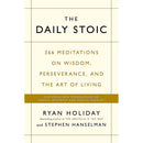 Ryan Holiday 4 Book Collection Set | The Daily Stoic, Ego Is the Enemy, The Obstacle Is the Way & Stoic Journal | Self-Development & Philosophy