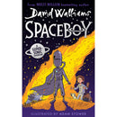 David Walliams 4 Books Collection Set - Gangsta Granny Strikes Again, Bad Dad, SPACEBOY, Code Name Bananas