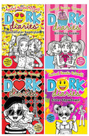 Dork Diaries Collection 4 Books Set (Volume 13-16) By Rachel Renee Russell (Birthday Drama!, Spectacular Superstar, I Love Paris!, Sister Showdown!)