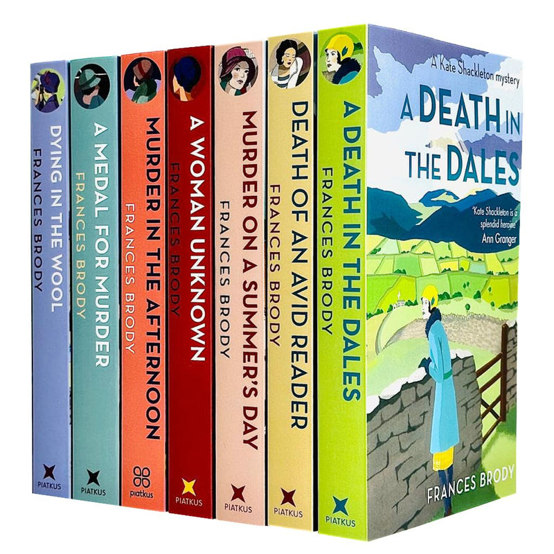 ["9789526532899", "A Medal For Murder", "A Woman Unknown", "Death and The Brewery Queen", "Death at the Seaside", "Death in the Dales", "Death in the Stars", "Death of an Avid Reader", "Dying In The Wool", "Frances Brody", "Frances Brody Book Collection", "Frances Brody Book Collection Set", "Frances Brody Books", "Frances Brody Collection", "Kate Shackleton Mysteries Collection", "Kate Shackleton Mysteries Series", "Kate Shackleton Mysteries Series Book Collection Set", "Murder In The Afternoon", "Murder on a Summers Day", "Mysteries Books", "The Body on the Train", "Thrillers Books", "Women Sleuths"]