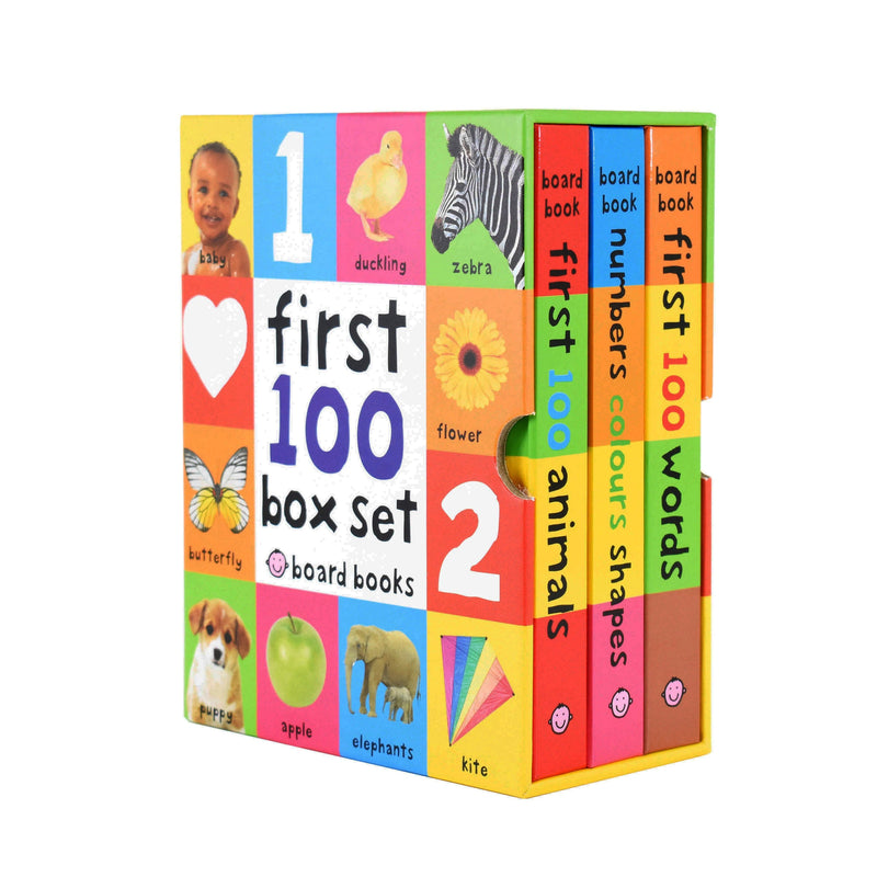 ["9781783417735", "baby books", "board books", "board books for children", "Childrens Books (0-3)", "cl0-PTR", "early learning books", "first 100 animals", "first 100 board book box set", "first 100 collection", "first 100 trucks", "first 100 words", "numbers colours shapes", "pre school learning books", "priddy books", "roger priddy"]