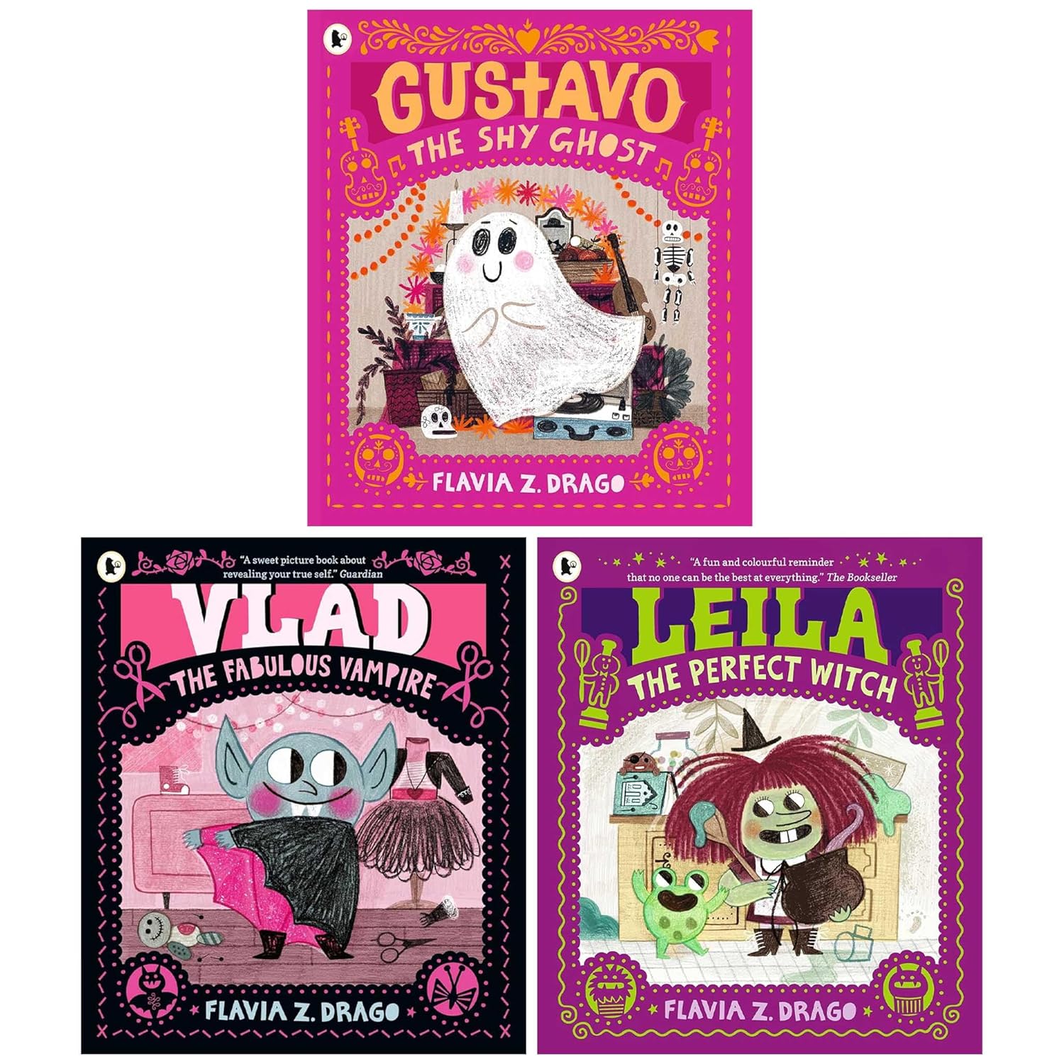The World of Gustavo Series By Flavia Z. Drago 3 Books Collection Set