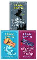 Vita Carew Mysteries 3 Books Collection Set by Fran Smith (A Thin Sharp Blade, The Painted Penny Stamp, The Killing at Crowswood Castle)