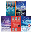 Fredrik Backman 5 Books Collection Set (My Friends, The Winners, Us Against You, Beartown, Anxious People)
