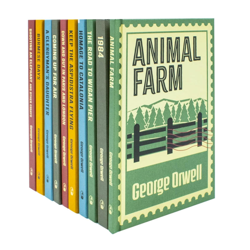 ["1984", "9781804456194", "adult fiction", "Adult Fiction (Top Authors)", "adult fiction book collection", "adult fiction books", "adult fiction collection", "Burmese Days", "Classic books", "Classic fiction", "Down and Out in Paris and London", "dystopian", "fiction classics", "Fiction Classics for Young Adults", "george orwell", "george orwell books", "george orwell collection", "george orwell series", "george orwell set", "greatest works of george orwell", "Greatest Works Of George Orwell Books collection", "Greatest Works Of George Orwell Books set", "Greatest Works Of George Orwell Box set", "Homage to Catalonia", "The Road to Wigan Pier"]