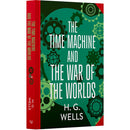 The Time Machine & The War of The Worlds by H. G. Wells (Deluxe Hardback Sprayed Edge Edition)