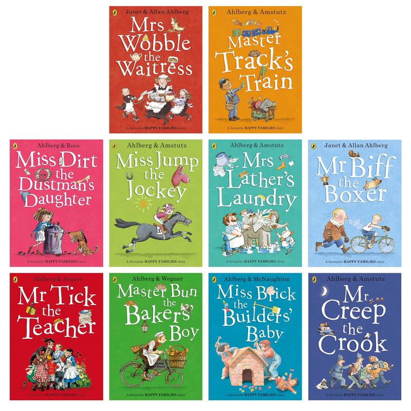 ["childrens books", "Childrens Books (5-7)", "childrens fiction books", "early learning", "early readers", "early reading", "happy families", "happy families book collection set", "happy families book set", "happy families books", "happy families collection", "happy families series", "happy families set", "Infants", "master money the millionaire", "master tracks train", "miss dirt the dustmans daughter", "miss jump the jockey", "mr biff the boxer", "mr creep the cook", "mr tick the teacher", "mrs lathers laundry", "mrs vole the vet", "mrs wobble the waitress", "school picture flat", "science fantasy", "science fiction"]