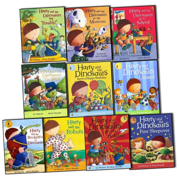 Harry And The Bucketful Of Dinosaurs Collection 10 Books Set Pack