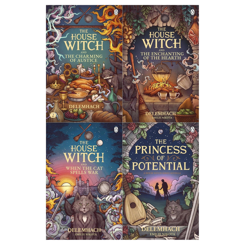 ["9780678465592", "adult fiction", "Adult Fiction (Top Authors)", "adult fiction book collection", "adult fiction books", "adult fiction collection", "Charming of Austice", "cosy", "cosy fantasy", "Enchanting of the Hearth", "Fantasy", "fantasy books", "fantasy fiction", "fantasy romance", "Princess of Potential", "Romance", "romance books", "romance fiction", "The House Witch", "The House Witch books", "The House Witch collection", "The House Witch series", "The House Witch set", "When the Cat Spells War"]