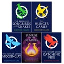The Hunger Games Series by Suzanne Collins 5 Books Collection Set (Ballad of Songbirds and Snakes, Sunrise on the Reaping [HB])