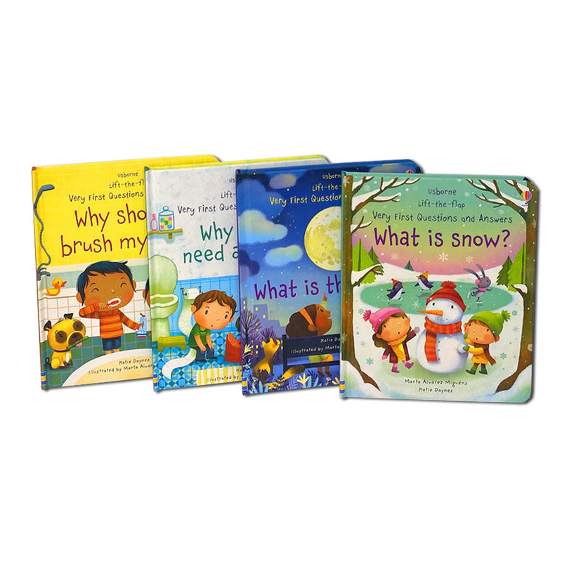Usborne Lift-the-flap Series My Very First Questions and Answers Colle