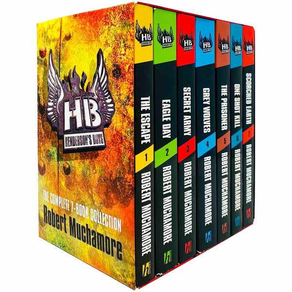 BOX MISSING - Robert Muchamore Hendersons Boys 7 Books Collection Box Set