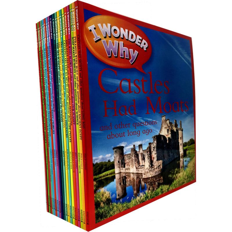 ["9780753442944", "Castles Had Moats", "Caterpillars Eat So Much", "children books", "children collection", "Children's", "Children's Books", "Childrens Books (5-7)", "Childrens Books (7-11)", "Childrens Educational", "Countries Fly Flags", "curious minds", "facts", "History", "history books", "Hurricanes Have Eyes", "I Sleep", "i wonder why", "i wonder why books", "i wonder why collection", "i wonder why set", "Kangaroos Have Pouches", "KS2", "Leaves Change Colour", "Penguins Can't Fly", "Pirates Wore Earrings", "Planes Have Wings", "Pyramids Were Built", "Questions", "questions and answers", "Romans Wore Togas", "Science", "Science books", "Soap Makes Bubbles", "Spiders Spin Webs", "Stars Twinkle", "The Sea is Salty", "The Sun Rises", "The Wind Blows", "Triceratops Had Horns", "Zips Have Teeth"]