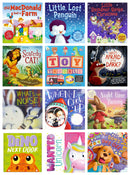 Children's Stories to Share 12 Picture Books Collection Set (Little Lost Penguin, Little Reindeer Saves Christmas, Scaredy Cat, Toy Trouble, Who's Afraid of the Dark and More!)