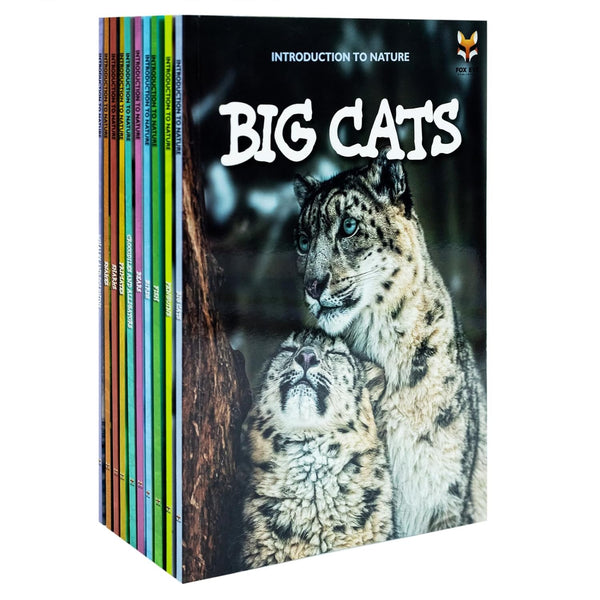 Introduction to Nature for Beginners 10 Book Collection Set: (Bears, Big Cats, Birds, Crocodile and Alligators, Fish, Penguins, Primates, Sharks, Snakes, Whales and Dolphins)