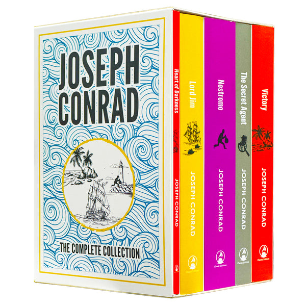 Joseph Conrad: The Complete Collection 5 Books Box Set (Victory, The Secret Agent, Nostromo, Lord Jim, Heart of Darkness)