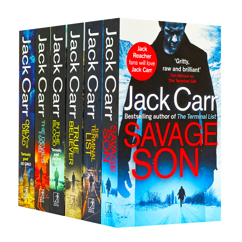 ["9789526544991", "bestselling author", "bestselling author of jack reacher", "chris pratt jack carr", "family neurosurgery", "fiction books", "in the blood", "jack carr", "jack carr book collection", "jack carr book collection set", "jack carr books", "jack carr collection", "jack carr james reece", "jack carr james reece book collection", "jack carr james reece book collection set", "jack carr james reece books", "jack carr james reece collection", "jack carr james reece series", "jack carr series", "jack reacher", "only the dead", "political fiction", "political thrillers", "reece james", "savage son", "soon to be a tv series chris pratt", "the devil's hand", "the terminal list", "thrillers books", "true believer"]