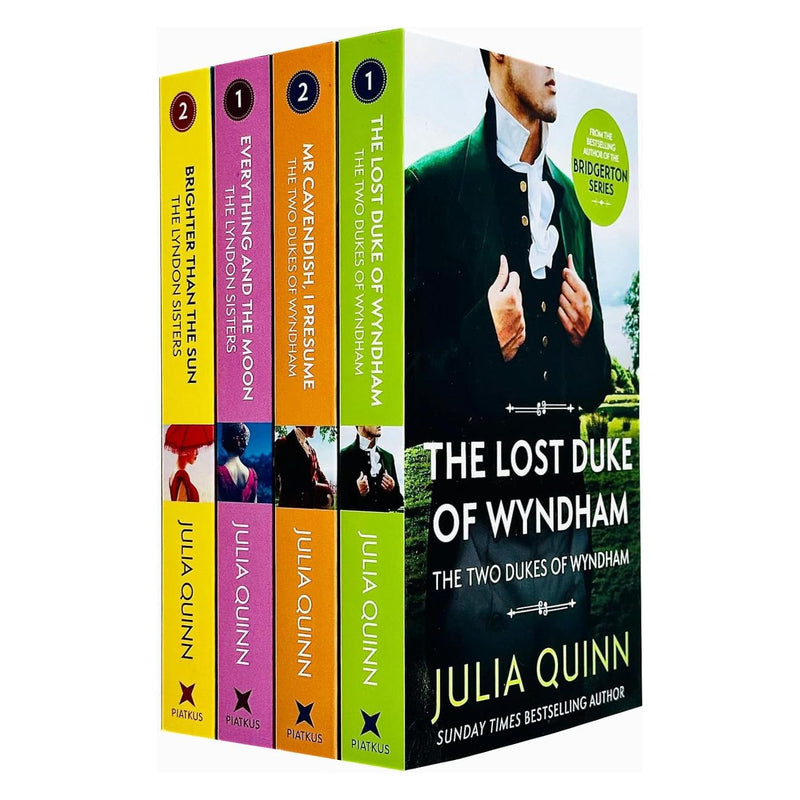 ["9789124331580", "Brighter than the Sun", "Everything and the Moon", "I Presume", "julia quinn", "julia quinn book collection", "julia quinn book collection set", "julia quinn book series", "julia quinn books", "julia quinn books in order", "julia quinn bridgerton", "julia quinn bridgerton books", "julia quinn bridgerton books in order", "julia quinn bridgerton family", "julia quinn bridgerton series", "julia quinn bridgerton series audiobook", "julia quinn collection", "julia quinn series", "Lyndon Sisters Books", "Lyndon Sisters Family Saga", "Lyndon Sisters Family Saga Collection", "Lyndon Sisters Family Saga Collection 2 Books", "Lyndon Sisters Family Series", "Lyndon Sisters Series", "Mr Cavendish", "The Lost Duke Of Wyndham", "Two Dukes of Wyndham", "Two Dukes of Wyndham Book Collection", "Two Dukes of Wyndham Books", "Two Dukes of Wyndham Collection", "Two Dukes of Wyndham Series"]