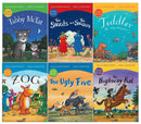 Julia Donaldson Early Readers 6 Books Collection Set (Tabby McTat, The Highway Rat, The Ugly Five, Tiddler, Zog, The Smeds and The Smoos)