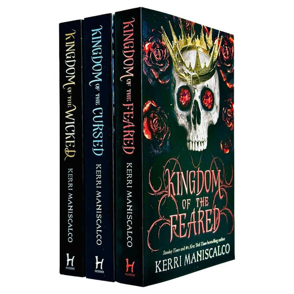 Kingdom of the Wicked Series 3 Books Collection Set by Kerri Maniscalco [Kingdom of the Wicked, Kingdom of the Cursed & Kingdom of the Feared]