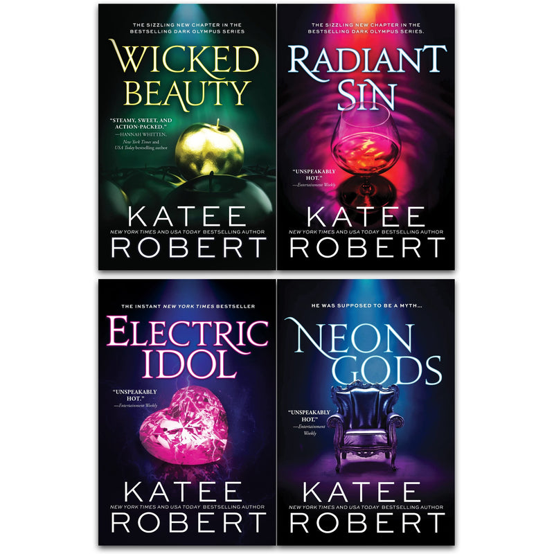 Katee Robert Dark Olympus Series 4 Books Set (Neon Gods, Electric Idol