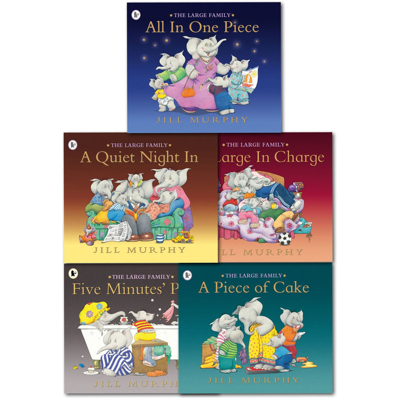 ["9781406379396", "a piece of cake", "a quiet night in", "all in once peace", "childrens books", "five minutes peace", "jill murphy", "jill murphy book collection", "jill murphy book collection set", "jill murphy books", "jill murphy collection", "large family box set", "mr large in charge", "the large family", "the large family book collection", "the large family book collection box set", "the large family book collection set", "the large family book set", "the large family books", "the large family collection"]