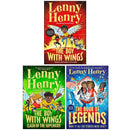 The Boy With Wings Series 3 Books Collection Set By Lenny Henry (The Boy With Wings, The Boy With Wings: Clash of the Superkids & The Book of Legends)