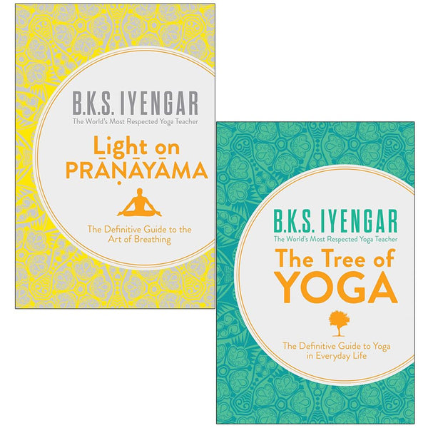 B.K.S. Iyengar Collection 2 Books Set (Light on Pranayama & The Tree o