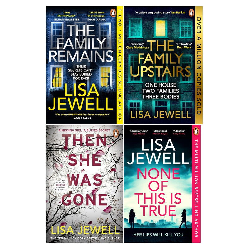 ["9780678464748", "best seller", "best selling", "bestseller", "bestseller author", "bestselling authors", "crime thriller", "crime thriller books", "lisa jewell", "lisa jewell books", "lisa jewell books in order", "lisa jewell the family remains", "murder", "murder books", "murder mystery", "mystery", "mystery books", "none of this is true", "psychological thrillers", "the family remains", "The Family Upstairs", "the family upstairs book", "then she was gone", "thriller", "thriller books", "thrillers", "thrillers books", "watching you lisa jewell"]