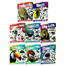 DKfindout!: The Living World Collection 8 Books Box Set (Animals, Bugs, Human Body, Reptiles, Big Cats, Birds, Dinosaurs, Sharks)