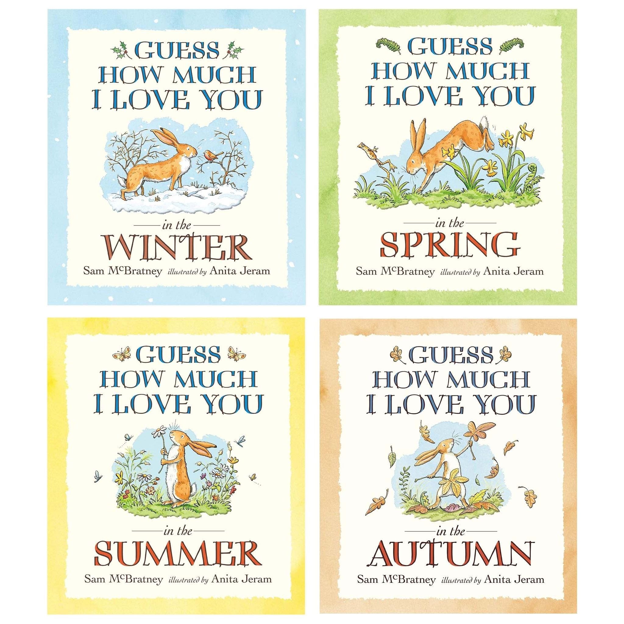 Sam McBratney Guess How Much I Love You Books Collection Set (Winter