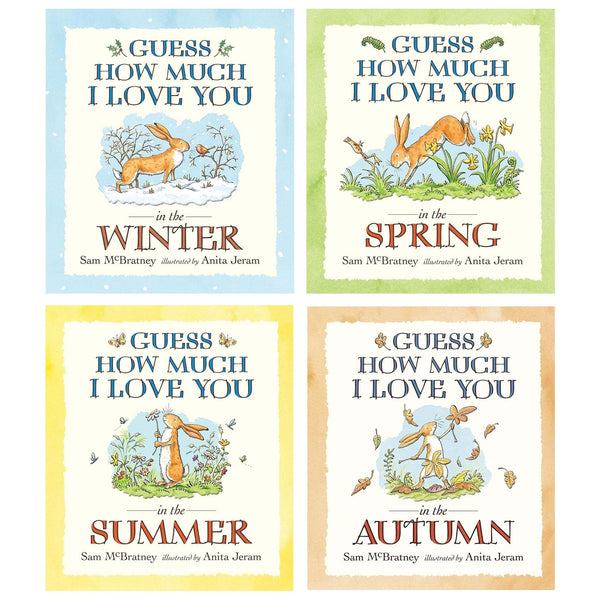 Sam McBratney Guess How Much I Love You 4 Books Collection Set (Winter, Spring, Summer, Autumn)