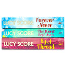 Lucy Score Collection 3 Books Set (The Worst Best Man, By a Thread & Forever Never)