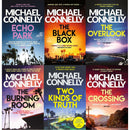 Michael Connelly Harry Bosch Series Collection 6 Books Set The Black Box, The Crossing, Echo Park, Two Kinds of Truth, The Burning Room, The Overlook