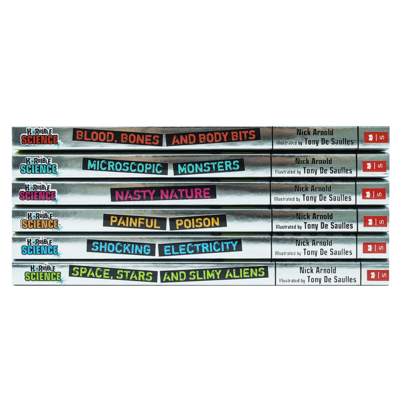 Horrible Science 6 Books Collection Set by Nick Arnold – Educational S