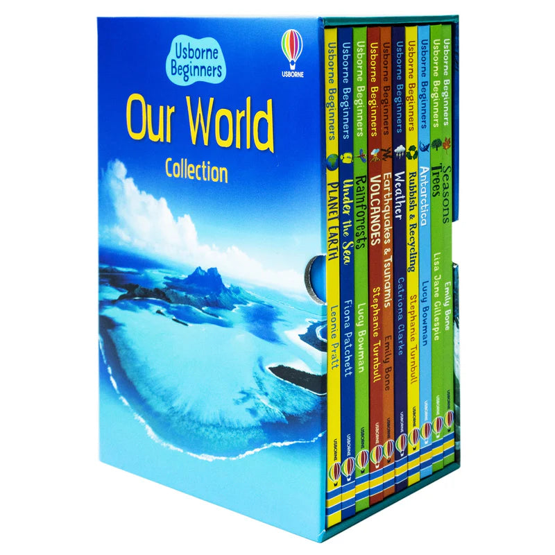 ["9781801310222", "active volcanoes", "activities by season", "amazon rainforest facts", "antarctic animals", "antarctic research", "Antarctica", "antarctica exploration", "antarctica facts", "antarctica for kids", "changing seasons", "Children Educational book", "childrens books", "Childrens Books (11-14)", "Childrens Books (7-11)", "Childrens Educational", "climate in antarctica", "daily weather changes", "deep sea creatures", "deforestation rainforest", "earth and environment", "earth layers", "earth science", "earthquake facts", "earthquake preparedness", "Earthquakes & Tsunamis", "earthquakes for students", "educational books", "environmental recycling", "extreme weather", "facts about earth", "forest trees", "four seasons for kids", "how volcanoes form", "importance of trees", "kids books on trees", "learning about seasons", "learning about weather", "life in antarctica", "life under the sea", "marine life facts", "natural disasters earthquakes", "ocean animals", "ocean habitats", "our world", "parts of a tree", "Planet Earth", "planet earth facts", "planet earth resources", "planting trees", "rainforest animals", "rainforest habitats", "rainforest layers", "rainforest resources", "Rainforests", "recycling facts", "recycling for kids", "reduce reuse recycle", "Rubbish & Recycling", "rubbish sorting", "save the planet", "sea plants and animals", "Seasons", "seasons explained", "seismic activity", "spring summer autumn winter", "tree life cycle", "Trees", "tropical rainforest", "tsunami safety", "types of trees", "types of volcanoes", "types of weather", "Under the Sea", "undersea exploration", "usborne", "usborne beginners books", "usborne beginners our world", "usborne book collection", "Usborne Book Collection Set", "usborne books", "usborne collection", "usborne for beginners", "volcanic activity", "volcano eruptions", "volcano facts for kids", "volcano models", "Volcanoes", "waste management", "Weather", "weather for kids", "weather forecast basics", "weather instruments", "what causes seasons", "what causes tsunamis", "what is recycling"]